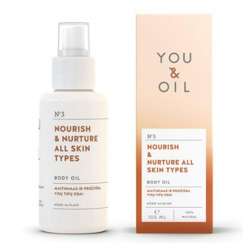 You&Oil Nourish & Nurture All Skin Types Body Oil Kermeņa eļļa visu tipu ādai 100ml