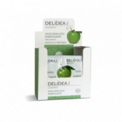 Delidea BIO Green Apple and Bamboo Attīroša un līdzsvarojoša sejas maska ar bambusa un ābolu ekstraktu 20ml