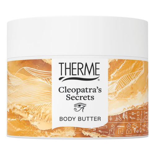 Therme Cleopatra's Secrets Body Butter Mirdzumu piešķirošs ķermeņa sviests 225g