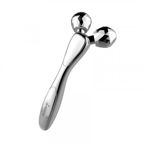 Be OSOM Face Roller Massager Limfodrenāžas sejas un ķermeņa masieris Silver
