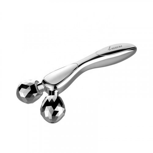 Be OSOM Face Roller Massager Limfodrenāžas sejas un ķermeņa masieris Silver
