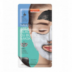 Purederm Multi-Area Black O2 Bubble Mask Putojoša sejas maska 15g
