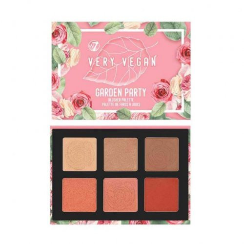 W7 Cosmetics Very Vegan Garden Party Blush Palette Vaigu sārtuma palete 15g