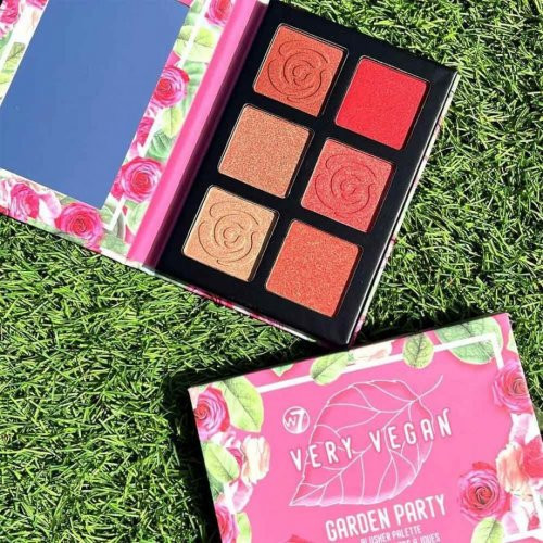 W7 Cosmetics Very Vegan Garden Party Blush Palette Vaigu sārtuma palete 15g