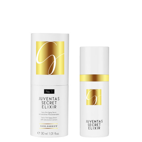 GOLDHEIT Juventas Secret Elixir Atjaunojošs serums ar peptīdiem un hialuronskābi 30ml