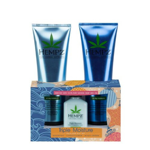 Hempz Triple Moisture Matu kopšanas komplekts intensīvai mitrināšanai