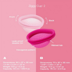 Intimina Ziggy Cup 2 Menstruālā piltuve size B