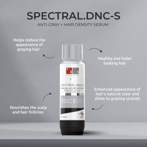 DS Laboratories Spectral.DNC-S Extra Strength Hair Density + Gray Control Serum Īpaši spēcīgs matu blīvums + sirmu matu kontroles serums 60ml