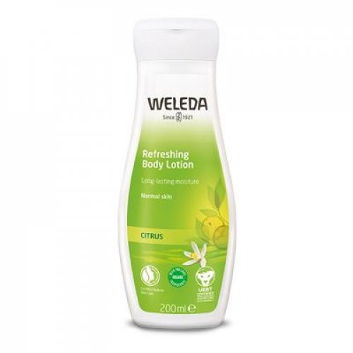 Weleda Citrus Refreshing Body Lotion Ekspres 24h mitrinošs ķermeņa losjons 200ml