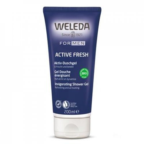 Weleda Mens Active Fresh Shower Gel Enerģizējoša dušas želeja vīriešiem 200ml