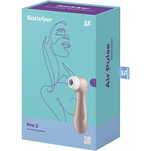Satisfyer Pro 2 Air Pulse Stimulator Klitora masieris Rose Gold
