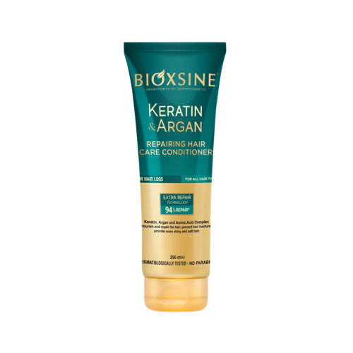 Bioxsine Keratin & Argan Repairing Hair Conditioner Atjaunojošs matu kondicionieris 250ml