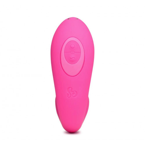So Divine Pearl Vibe Suction & G-spot Stimulator Klitora un G punkta stimulators Pink