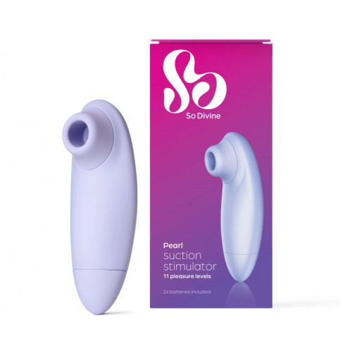 So Divine Pearl Clitoral Suction Stimulator Klitora stimulators Purple